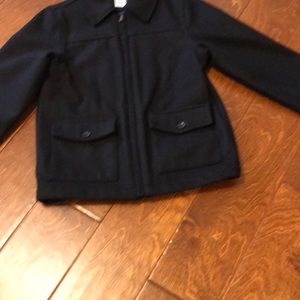 Boys black dress coat